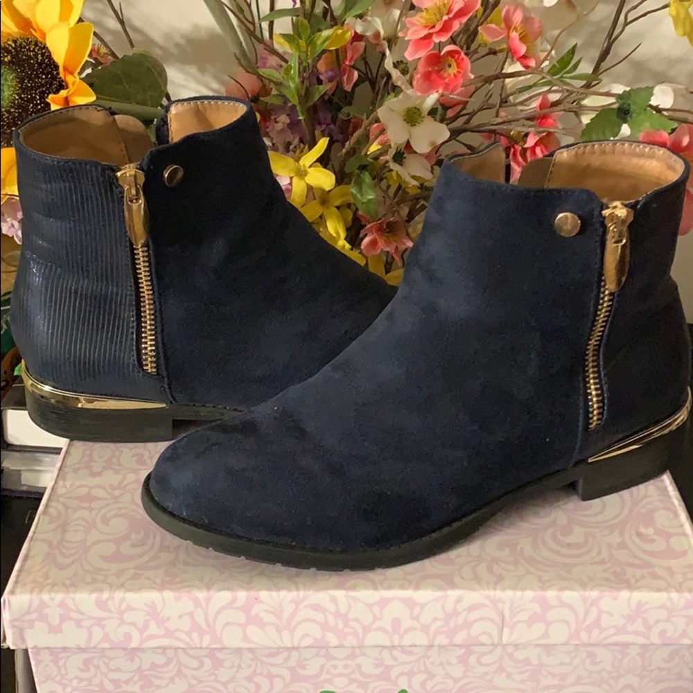 Suede Booties